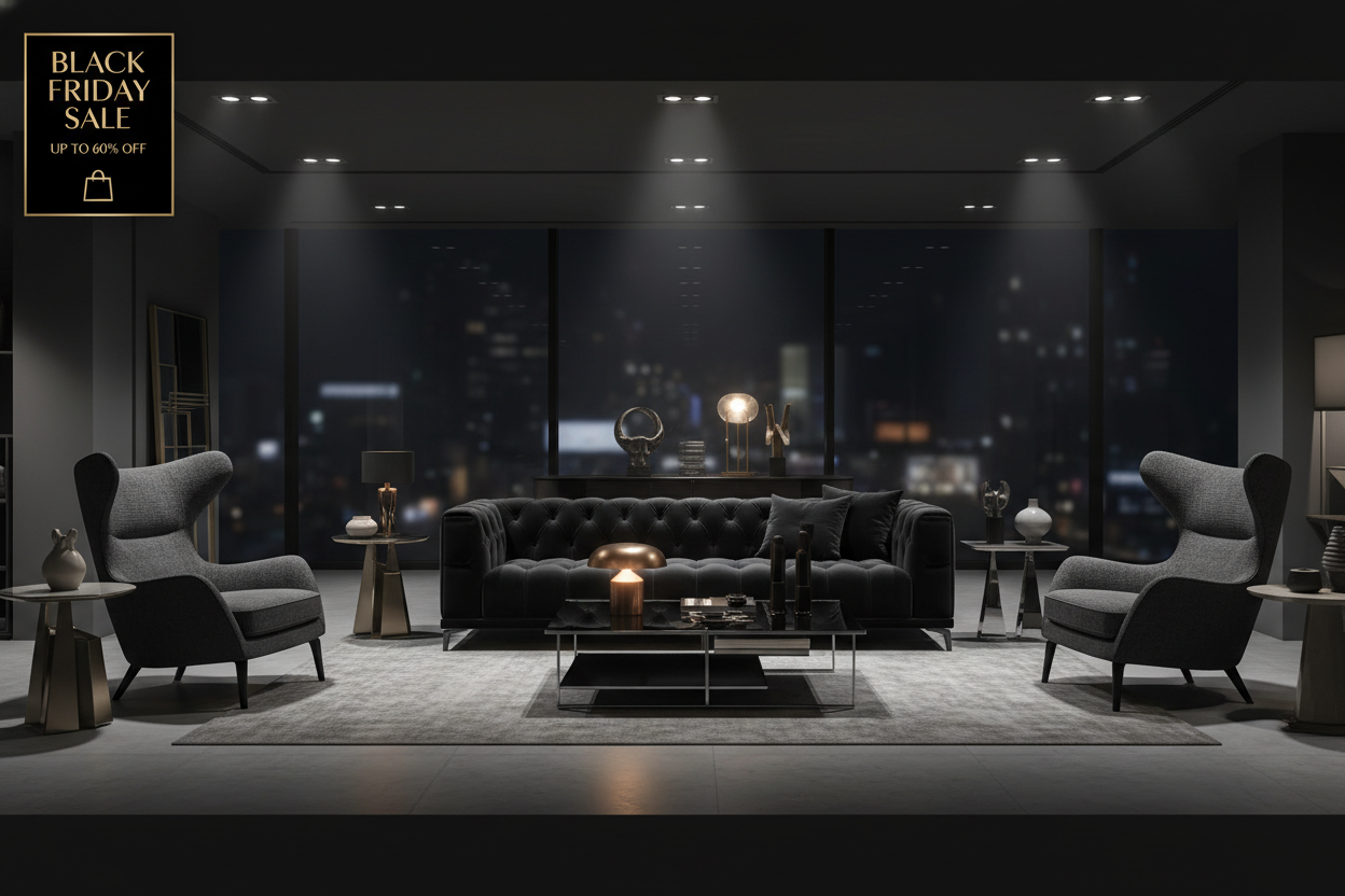 black friday furniture background