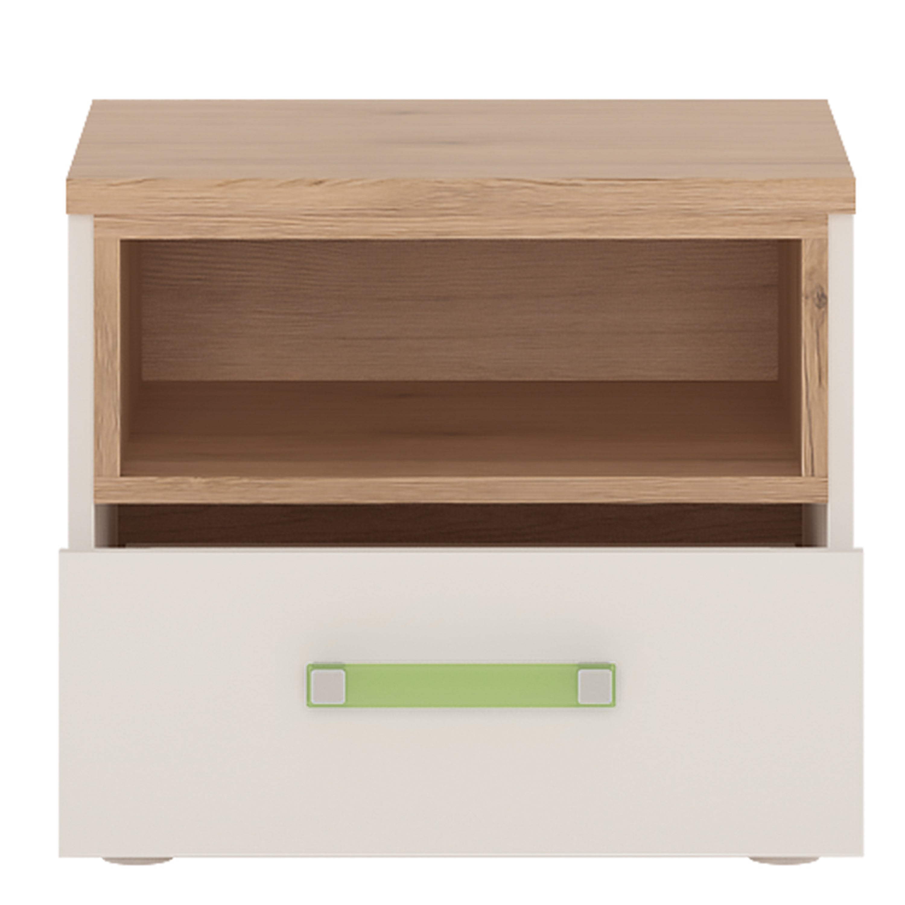 4KIDS 1 Drawer Bedside Cabinet with Lemon Handles