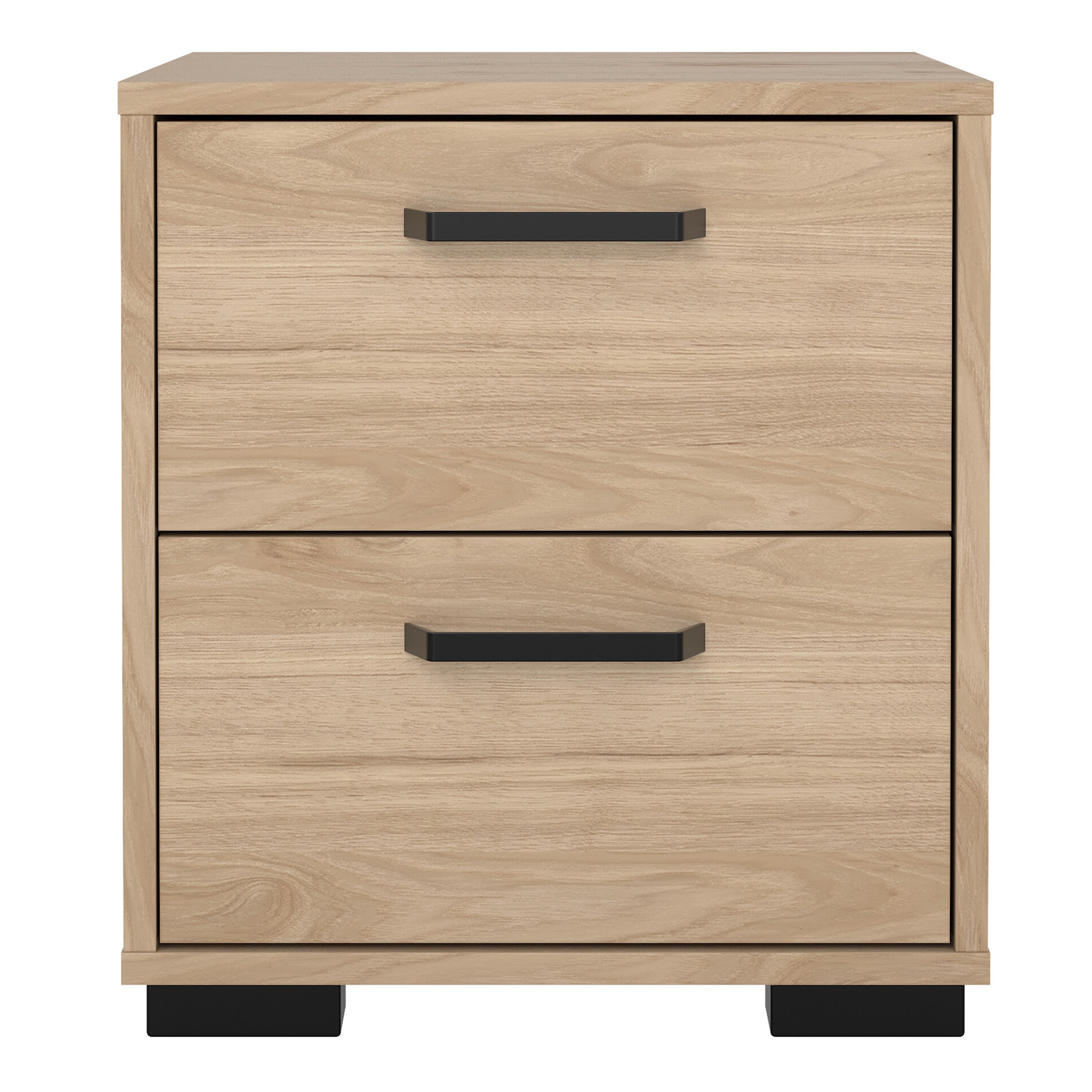 Sofia Nightstand 2 drawers Jackson Hickory