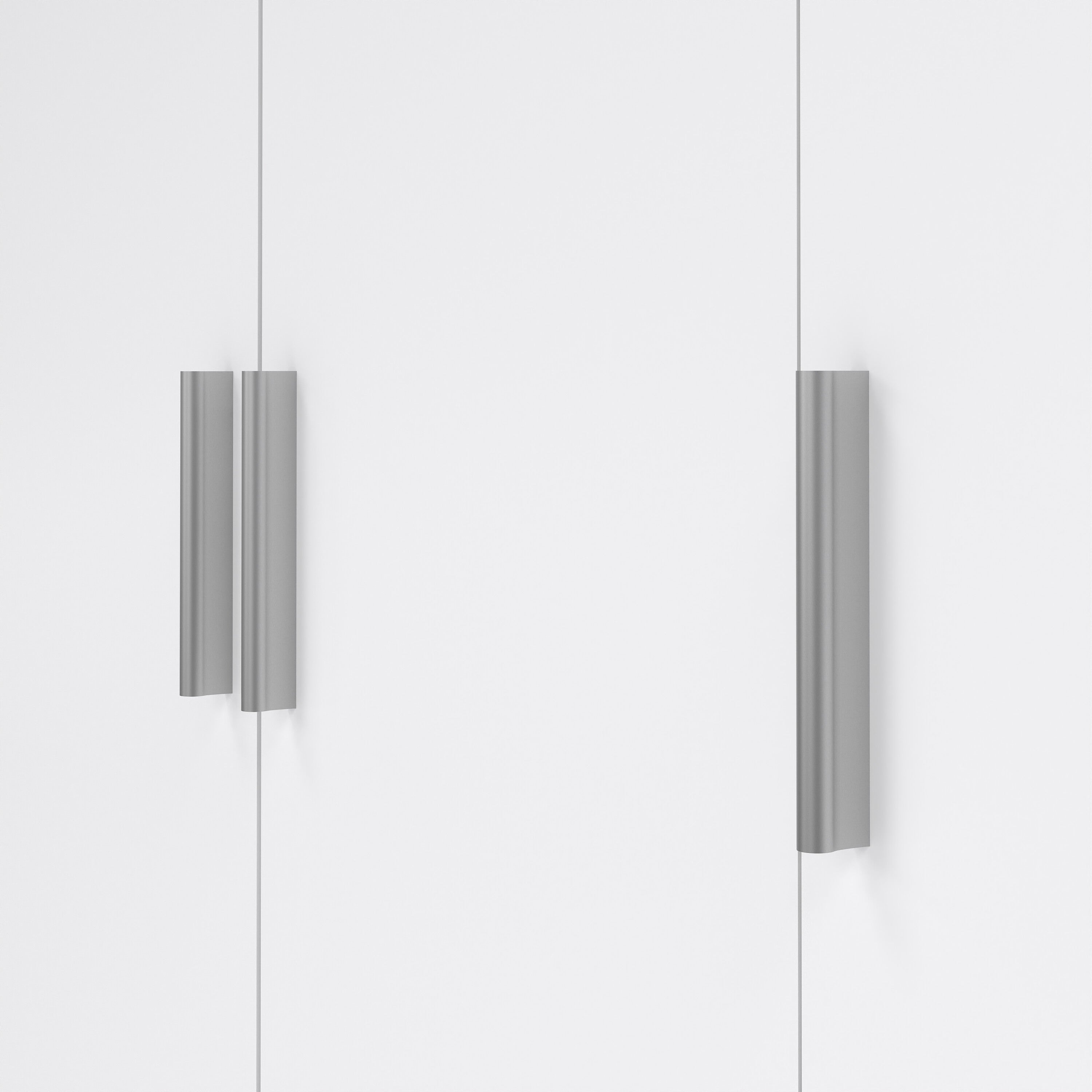 Pepe Wardrobe with 3 Doors in Oak with White High Gloss