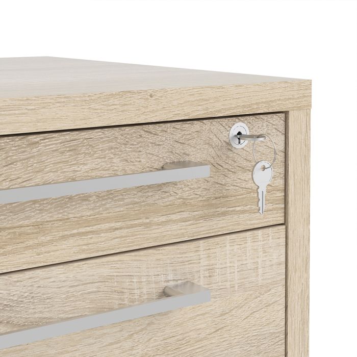 Prima Mobile Cabinet in Oak