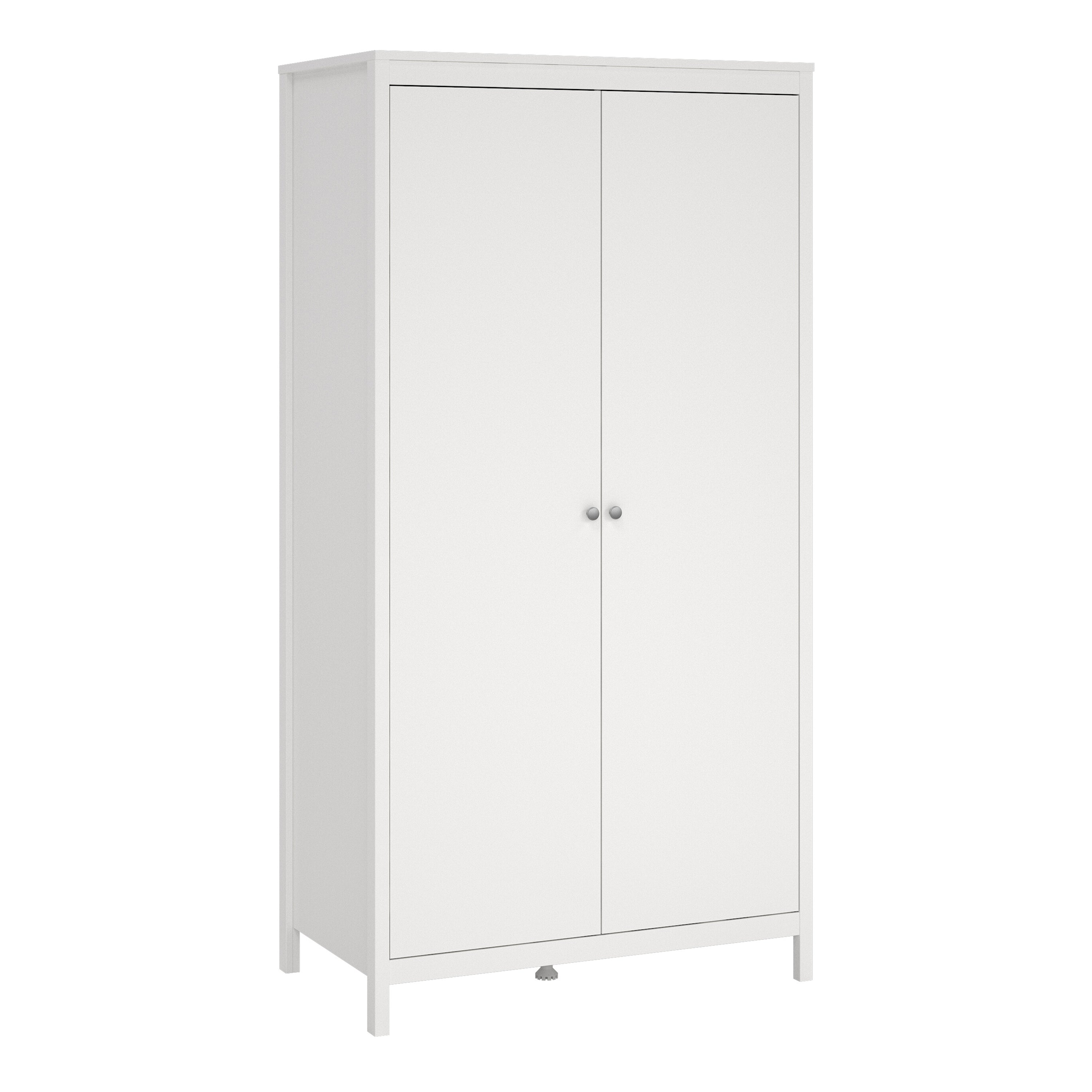 Madrid Wardrobe with 2 Doors in White