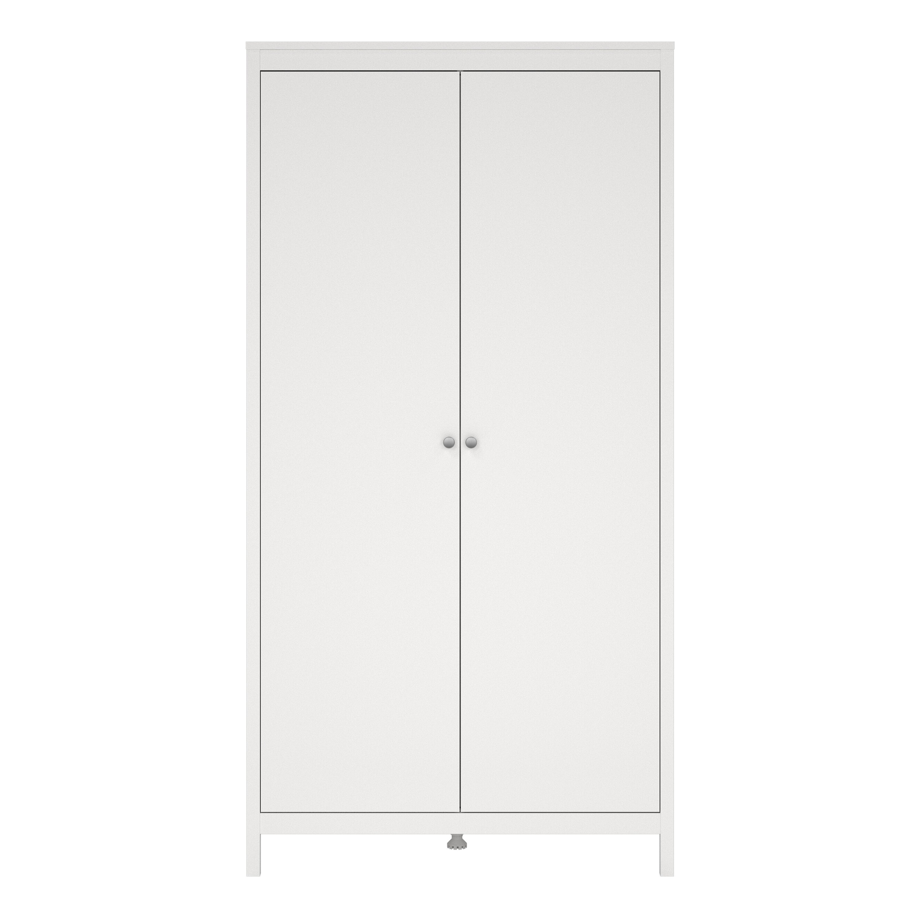 Madrid Wardrobe with 2 Doors in White