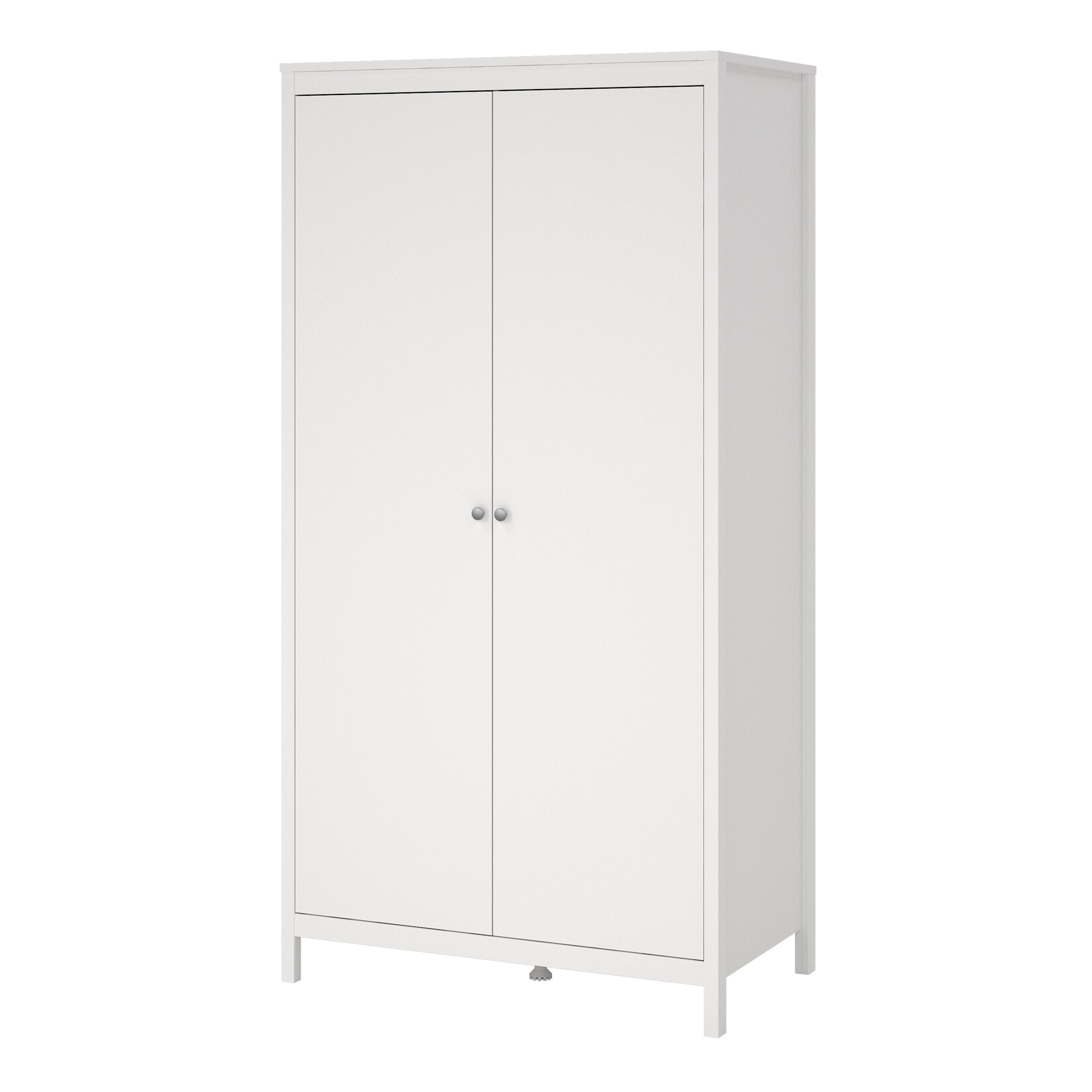 Madrid Wardrobe with 2 Doors in White