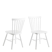 Riano Dining Chairs in White Set of 2