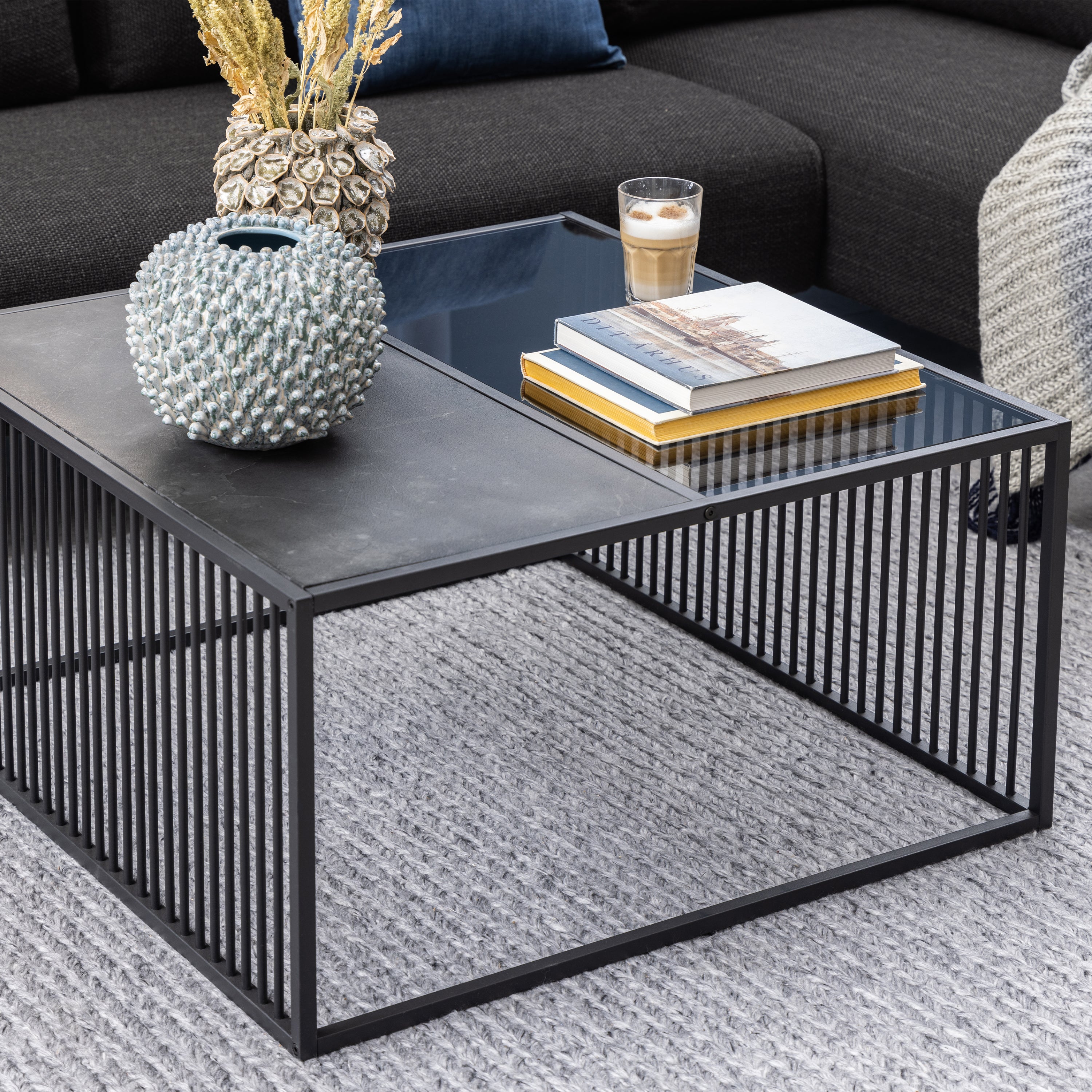 Strington Square Coffee Table in Black