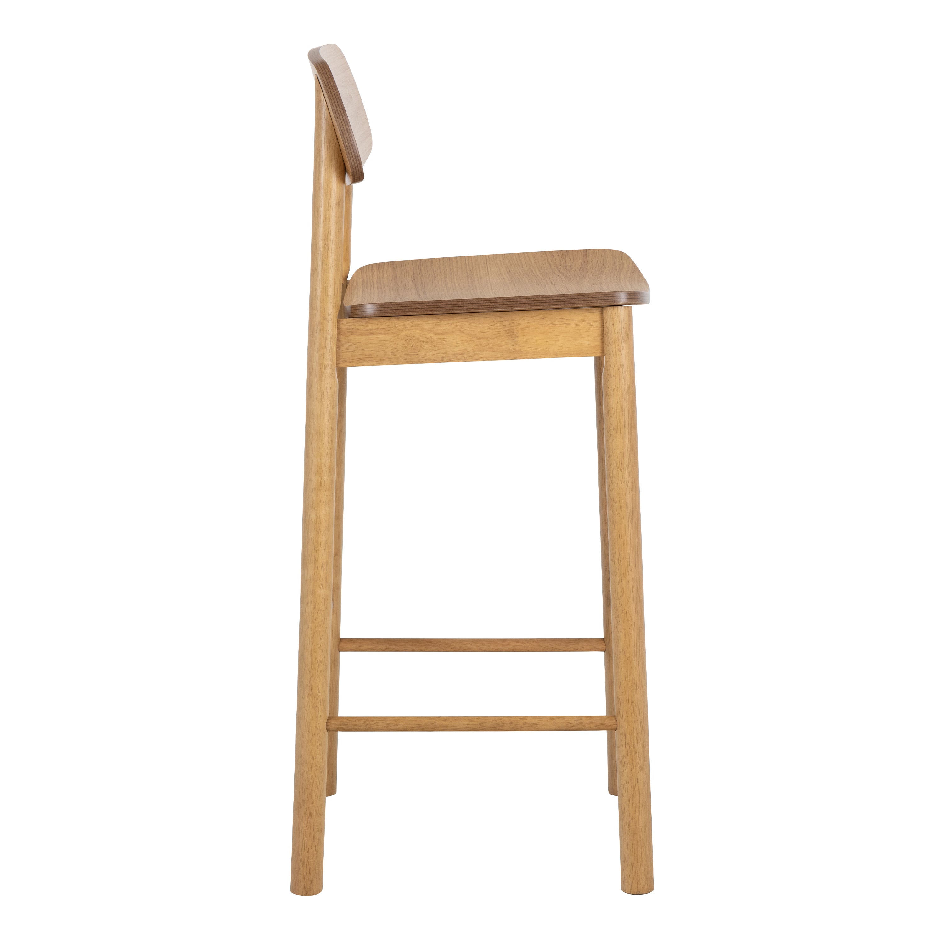 Barlow Bar Stool in Matt Oak Set of 2
