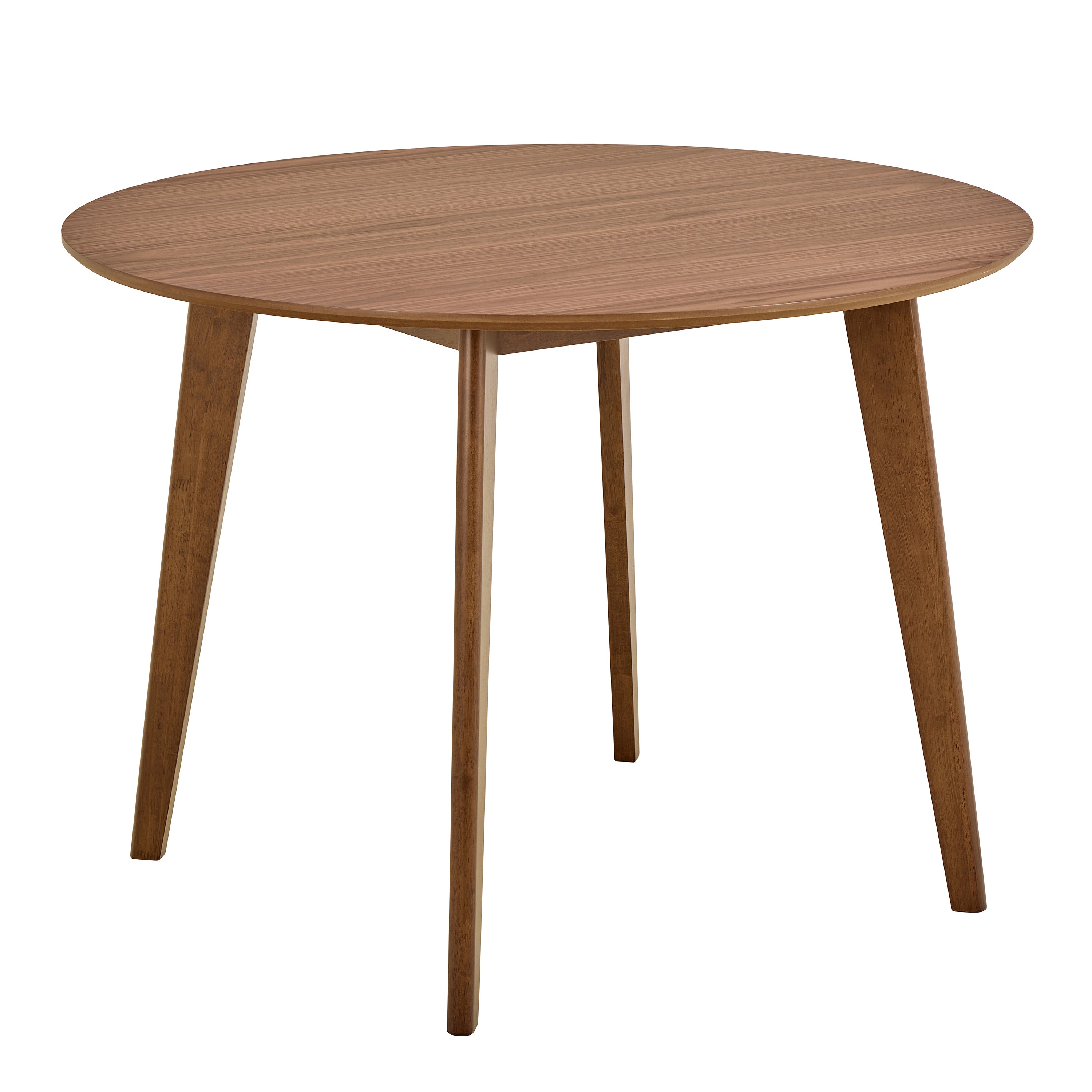 Roxby Round Dining Table in Walnut 105x76cm