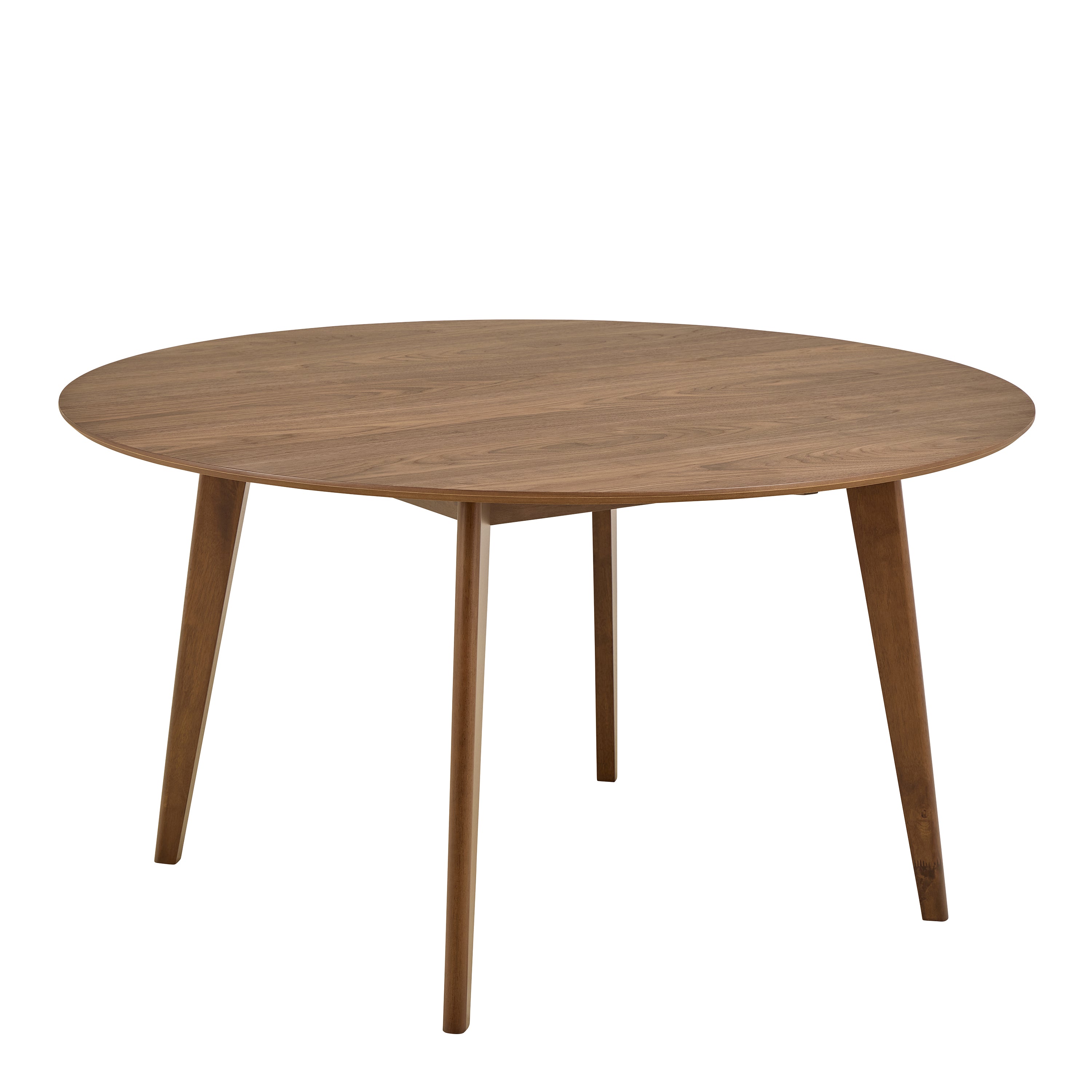 Roxby Round Dining Table in Walnut 140x76cm