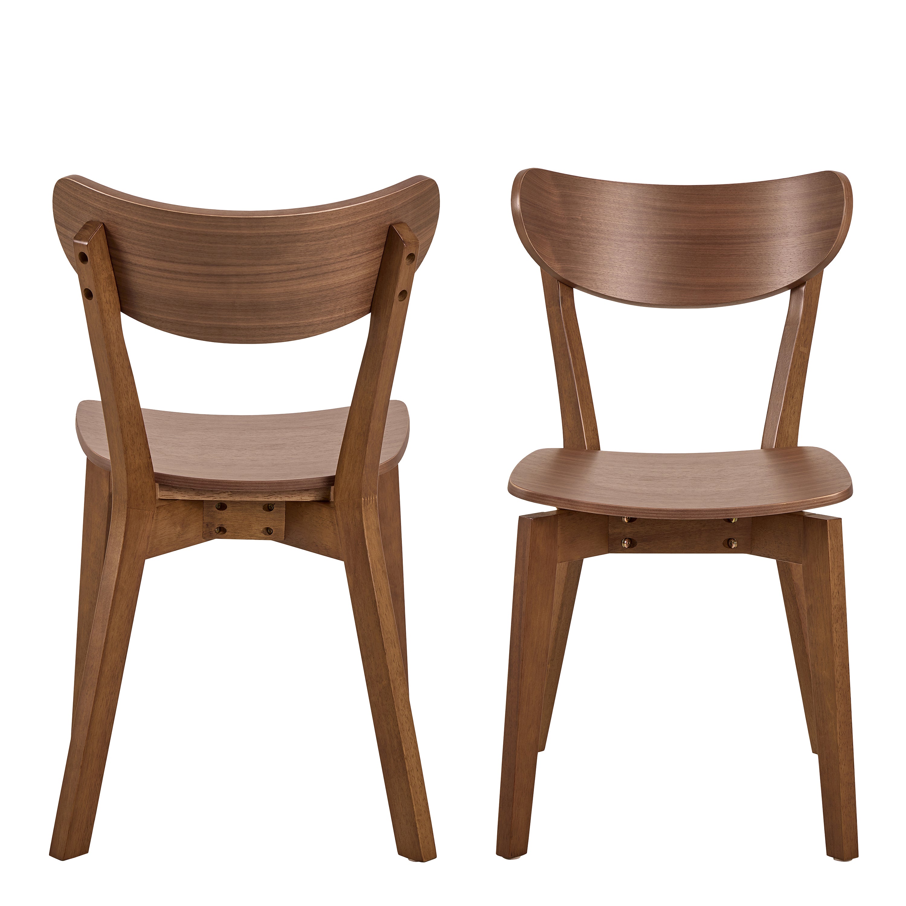 Roxby Dining Chairs in Walnut Set of 2