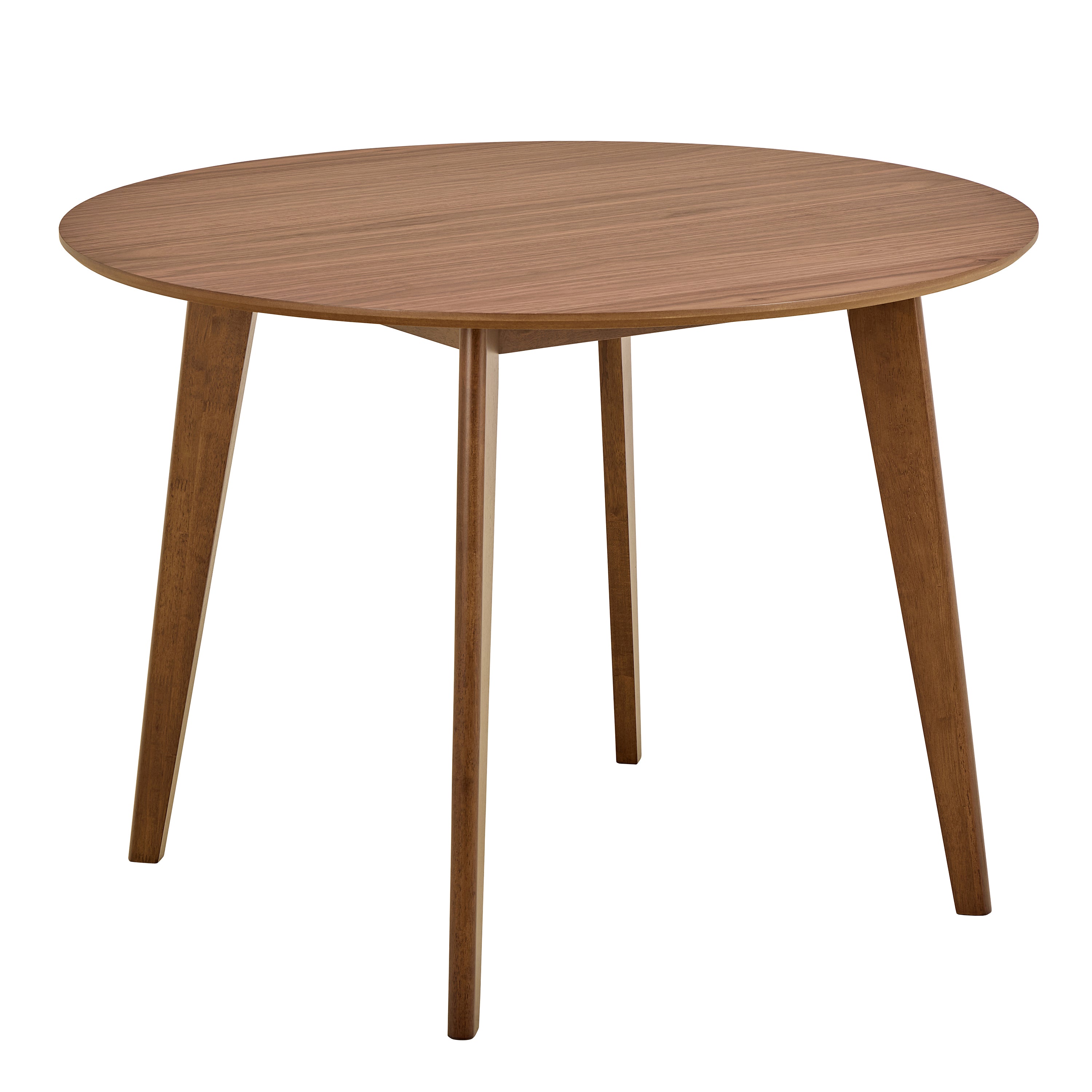 Roxby Round Dining Table in Walnut 120x76cm