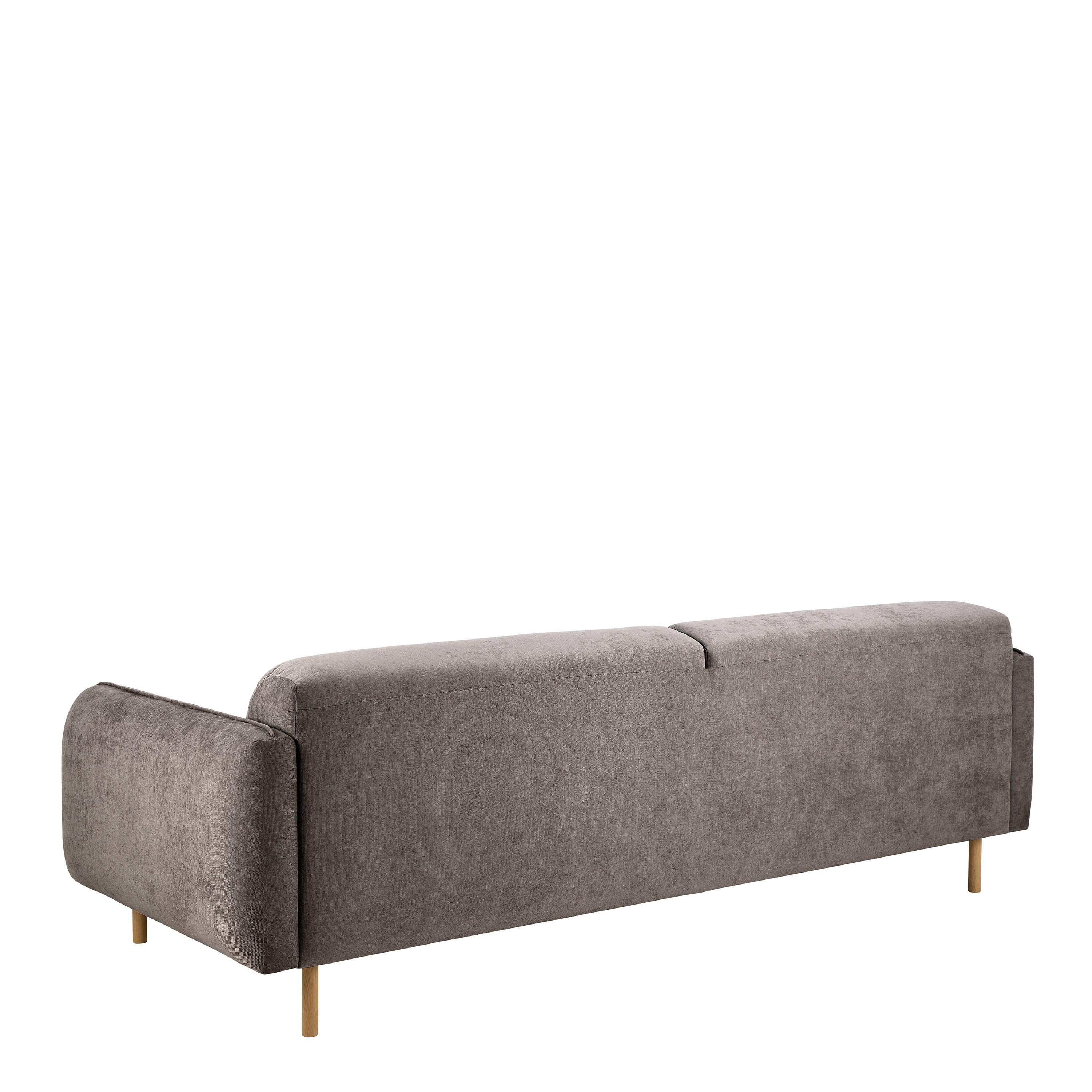 Westham Set of 2 x 3 Seater Sofas in Fay Dusty Brown Fabric